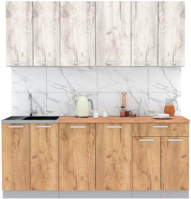 Готовая кухня Интерлиния Мила Лайт 2.0-60 - фото