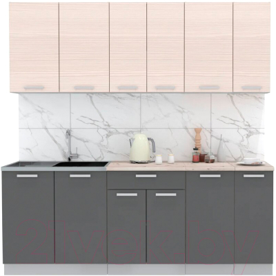 Готовая кухня Интерлиния Мила Лайт 2.1 - фото