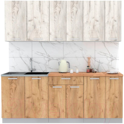 Готовая кухня Интерлиния Мила Лайт 2.1 - фото