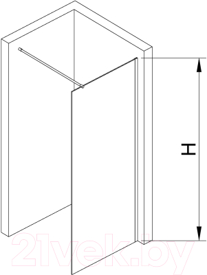 Душевая стенка RGW 35100208-11