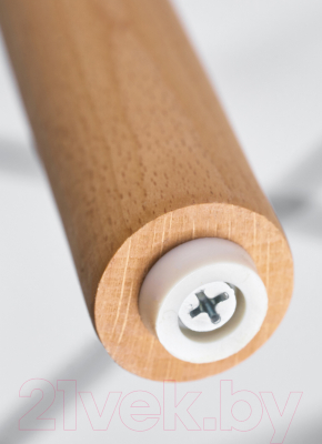 Обеденный стол Mio Tesoro ST-001?80 (белый/дерево)