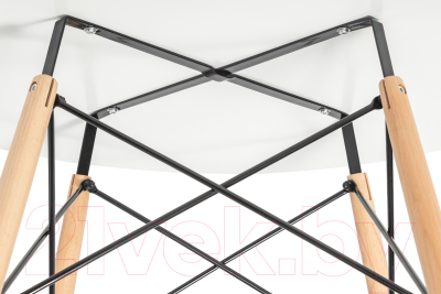 Обеденный стол Mio Tesoro ST-001?100 (белый/дерево)