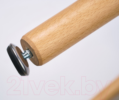 Обеденный стол Mio Tesoro ST-025 (80x74, белый/дерево)