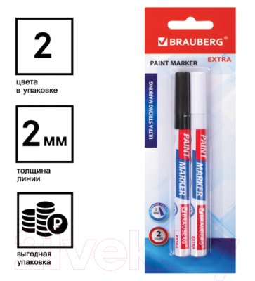 Маркер строительный Brauberg Extra / 151993