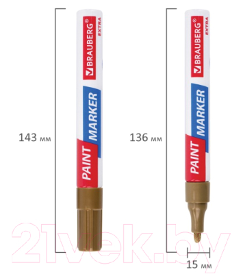 Маркер строительный Brauberg Extra / 151997