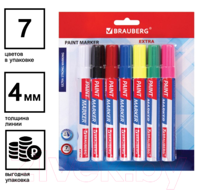 Маркер строительный Brauberg Extra / 152001