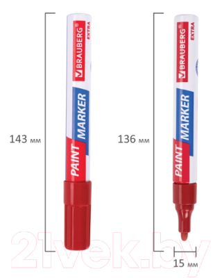 Маркер строительный Brauberg Extra / 152001