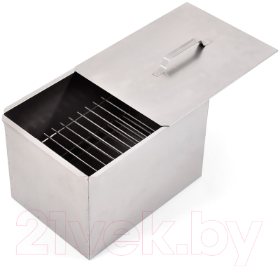 Коптильня НПО Кедр С поддоном для сбора жира / KNS2-03