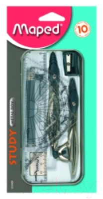 Готовальня Maped Study Set Metal Box / 019409