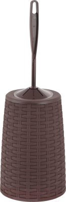 Ершик для унитаза Альтернатива Плетенка / М8309 (венге) - фото
