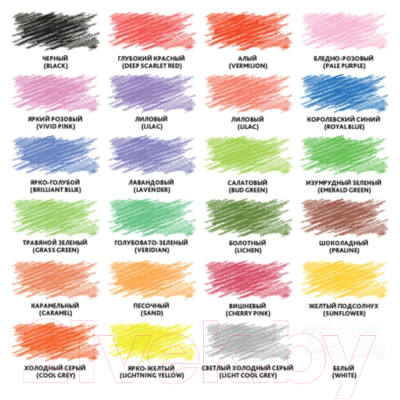 Набор цветных карандашей Brauberg Premium / 181653