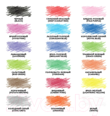 Набор цветных карандашей Brauberg Premium / 181657