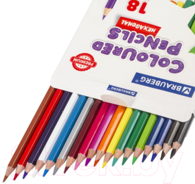 Набор цветных карандашей Brauberg Premium / 181657