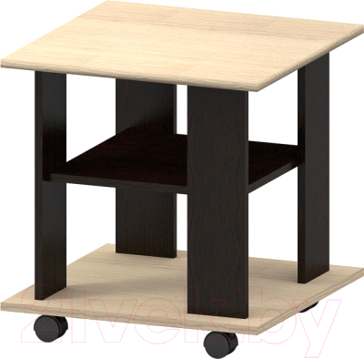 Журнальный столик Премиум СЖ-6 (шимо светлый/венге) - фото