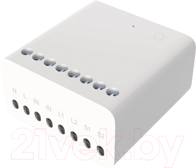 Умное реле Aqara Wireless Relay 2 Channels / LLKZMK11LM - фото