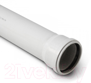 Труба внутренней канализации Pro Aqua Stilte Plus 58x1000 / STPL550581000 - фото