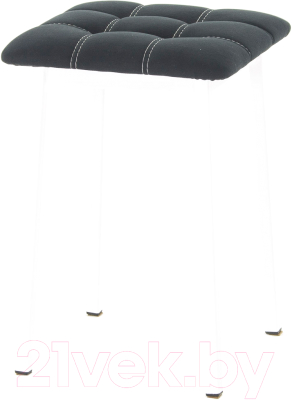 Табурет AMC Comfort 7.6.1 (ткань черный/белый) - фото