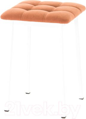 Табурет AMC Comfort 7.6.4 (ткань терракот/белый) - фото
