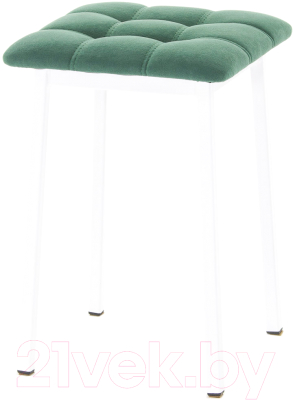 Табурет AMC Comfort 7.6.9 (ткань зеленый/белый) - фото