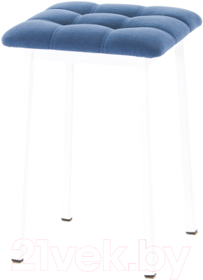 Табурет AMC Comfort 7.6.12 (ткань синий/белый) - фото