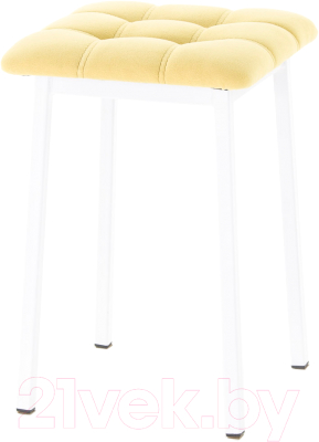Табурет AMC Comfort 7.6.15 (ткань желтый/белый) - фото