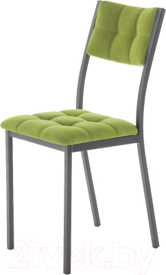 Стул AMC Comfort 3.1.11 (ткань фисташковый/черный) - фото