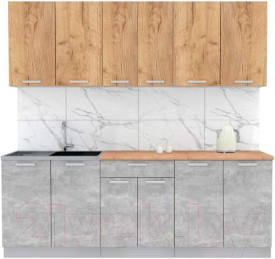 Готовая кухня Интерлиния Мила Лайт 2.2 - фото