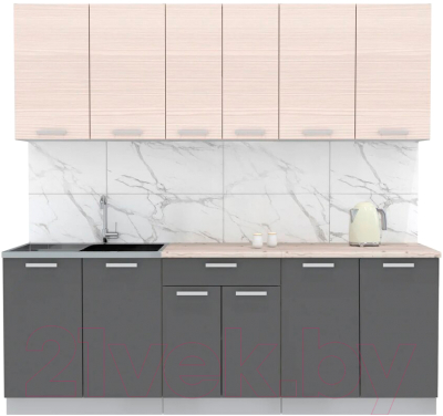 Готовая кухня Интерлиния Мила Лайт 2.2 - фото