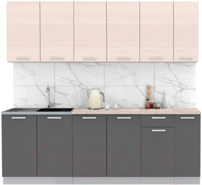 Готовая кухня Интерлиния Мила Лайт 2.3 - фото