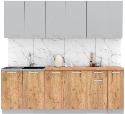 Готовая кухня Интерлиния Мила Лайт 2.3 - фото