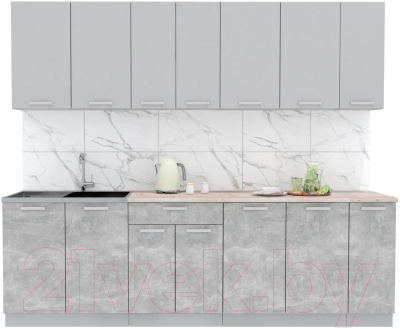 Готовая кухня Интерлиния Мила Лайт 2.5 - фото