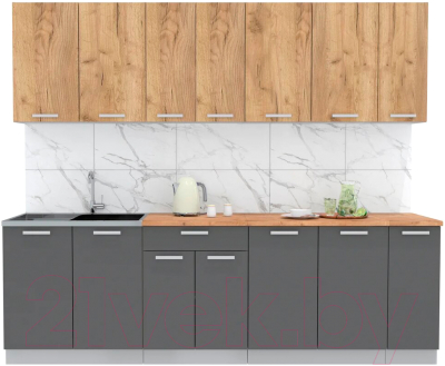 Готовая кухня Интерлиния Мила Лайт 2.5 - фото