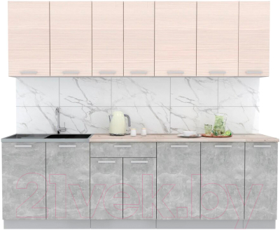 Готовая кухня Интерлиния Мила Лайт 2.5 - фото