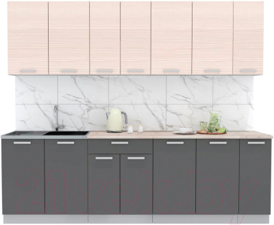 Готовая кухня Интерлиния Мила Лайт 2.5 - фото