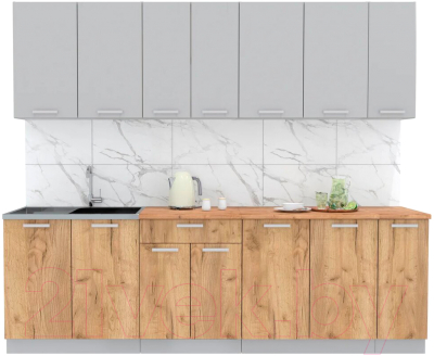 Готовая кухня Интерлиния Мила Лайт 2.5 - фото