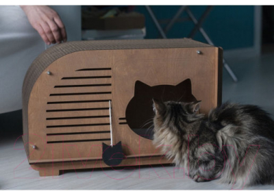 Домик-когтеточка Чешир Меломан