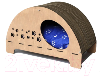 Домик-когтеточка Чешир Эскимос - фото