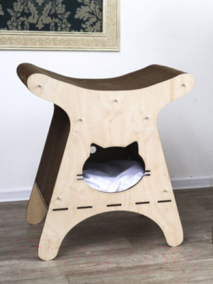 Домик-когтеточка Чешир Викинг