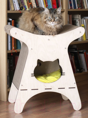 Домик-когтеточка Чешир Викинг