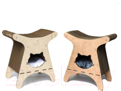 Домик-когтеточка Чешир Викинг