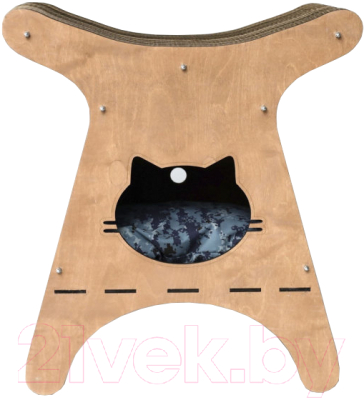 Домик-когтеточка Чешир Викинг - фото