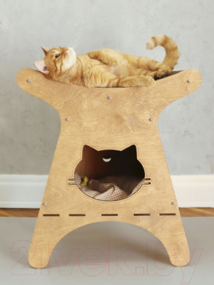 Домик-когтеточка Чешир Викинг