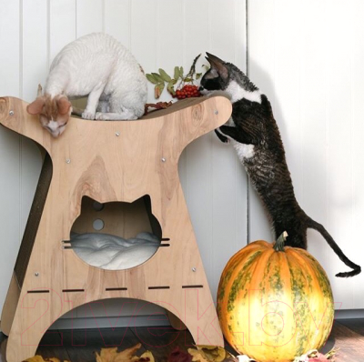 Домик-когтеточка Чешир Викинг