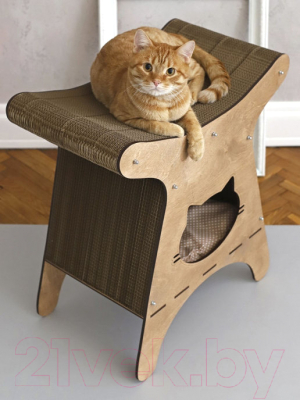 Домик-когтеточка Чешир Викинг