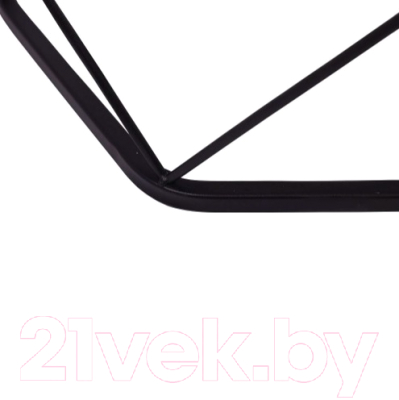 Журнальный столик РасГар Арена (черный/белый)