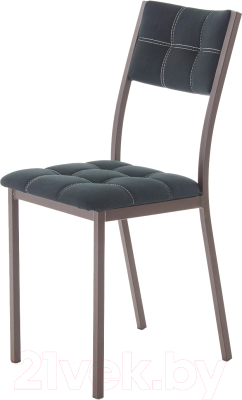 Стул AMC Comfort 3.2.1 (ткань черный/коричневый) - фото