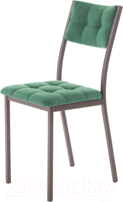 Стул AMC Comfort 3.2.9 (ткань зеленый/коричневый) - фото