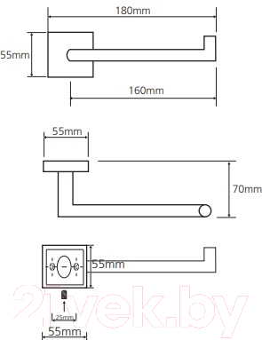 Держатель для туалетной бумаги Bemeta Beta 132212032