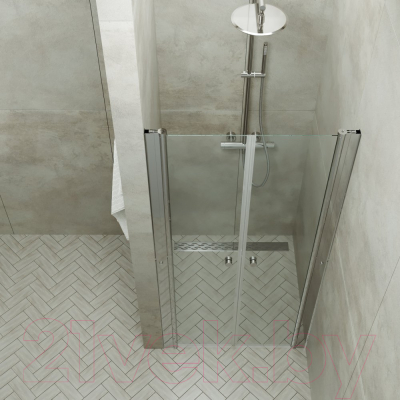 Душевая дверь Triton Дабл 90x185 (прозрачное стекло)