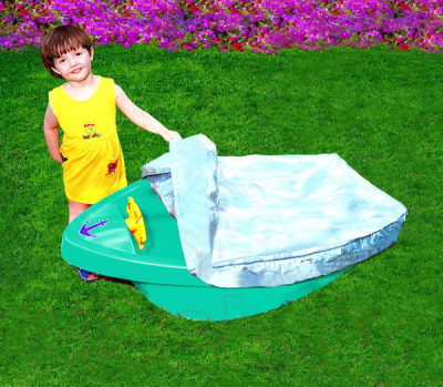 Песочница-бассейн PalPlay Лодочка 311 с покрытием